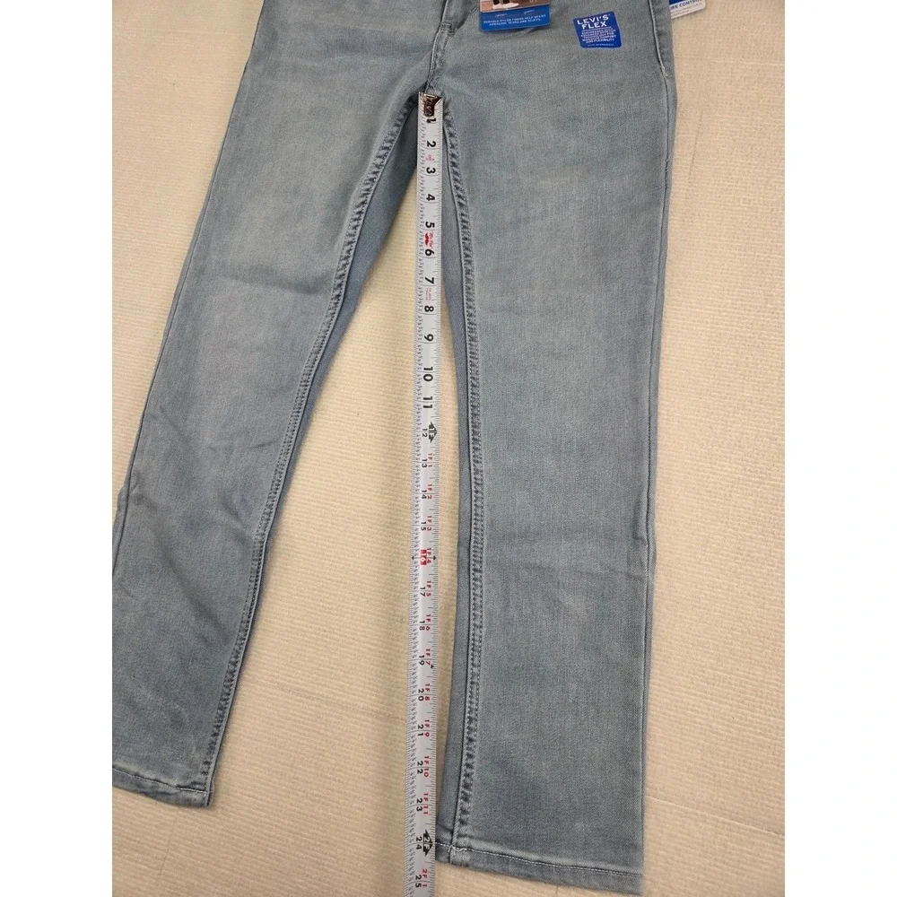 Levi's 512 Slim Taper Jeans Boys Size‎ 12 Regular Light Wash Stretch NEW